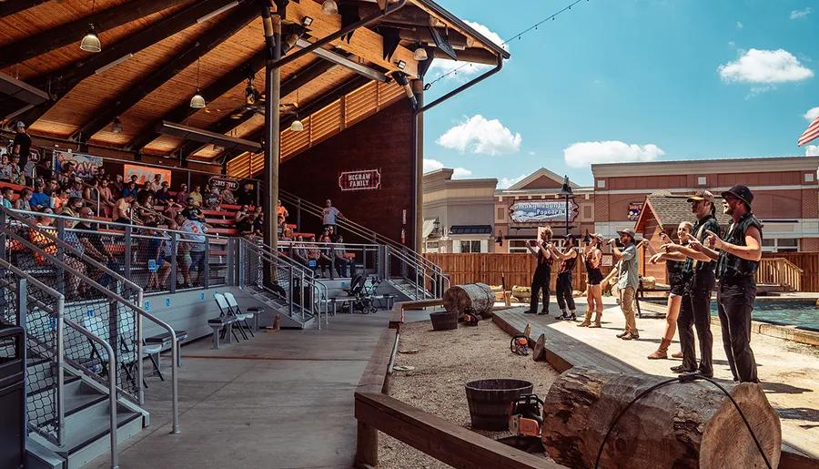 Lumberjack Feud Stage