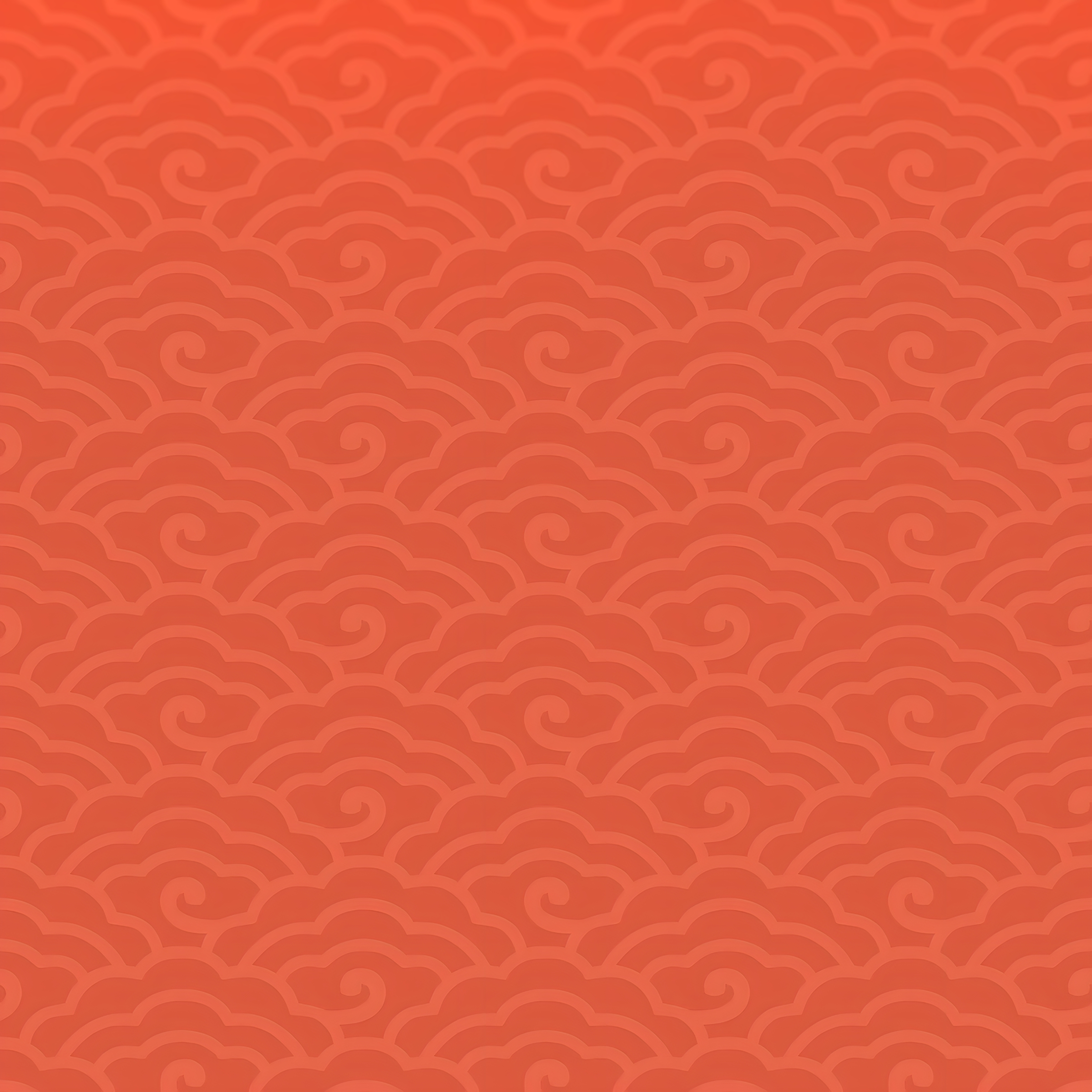 orange cloud pattern