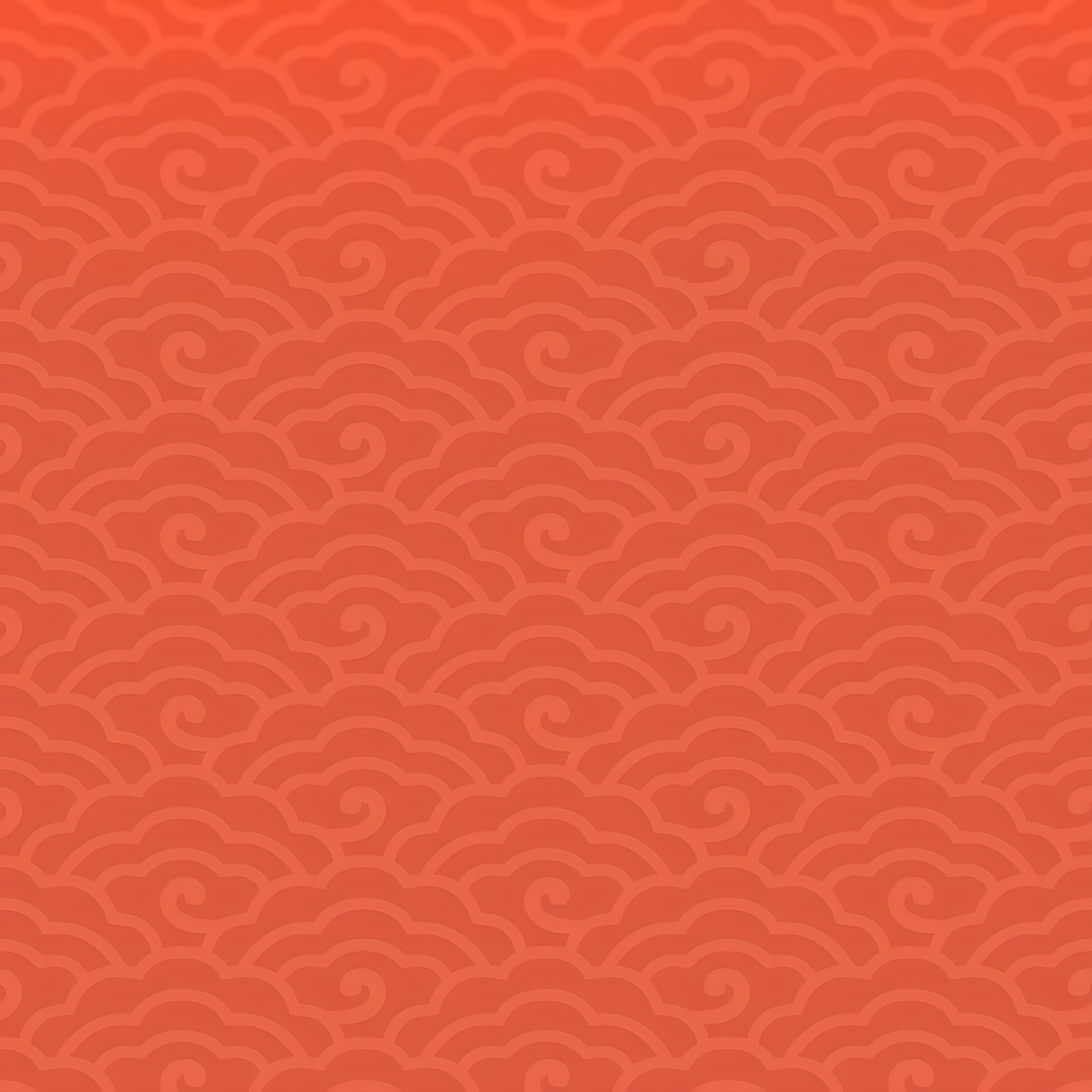 orange cloud pattern