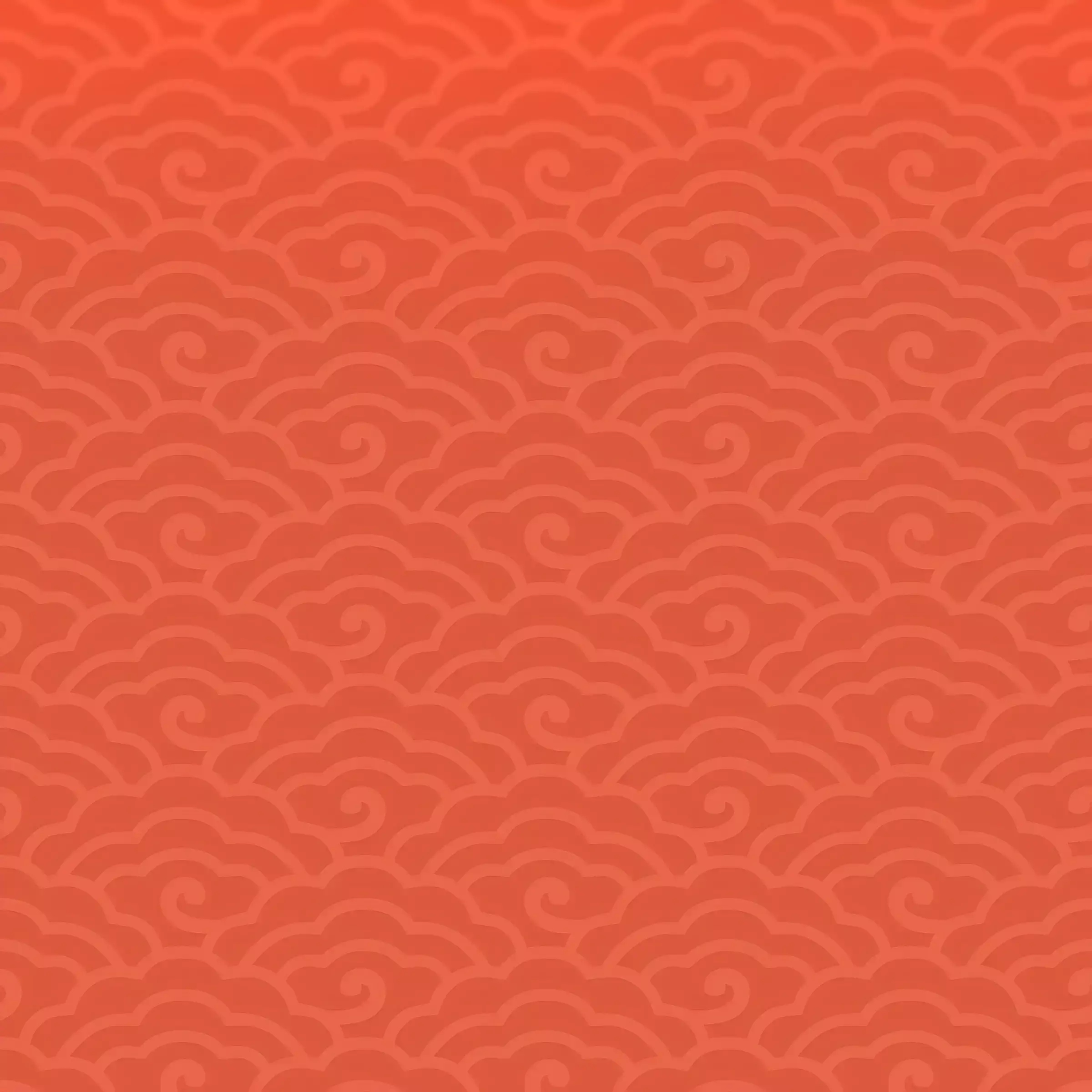orange cloud pattern