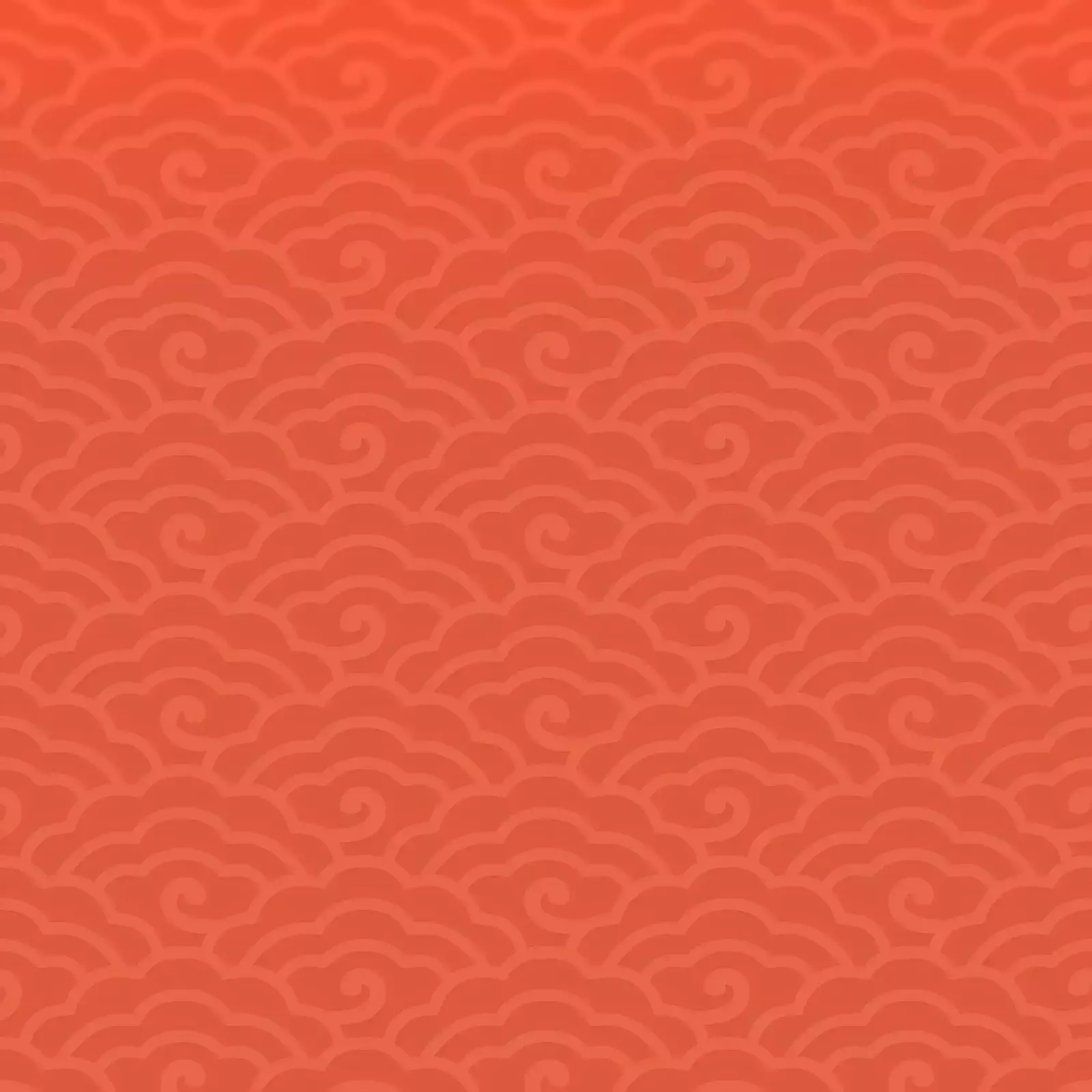 orange cloud pattern