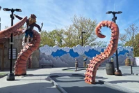 Pirate on tentacles